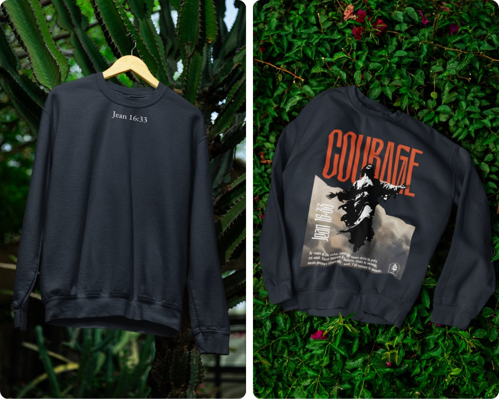 Sweatshirt Jean 16:33 Le 14e Apôtre